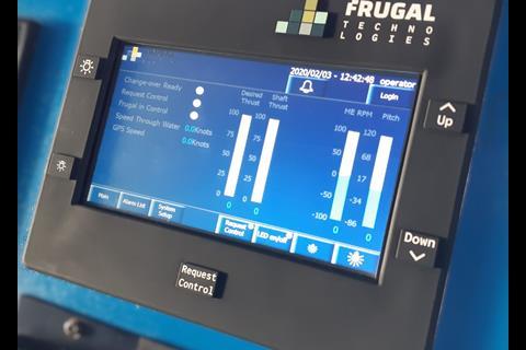 Frugal Technologies' HMI display (credit: Frugal Technologies)